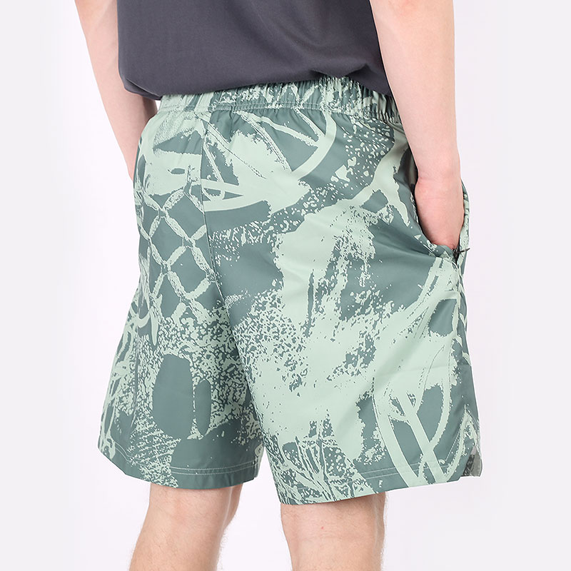 мужские зеленые шорты  Jordan Flight Printed Poolside Shorts CZ4749-006 - цена, описание, фото 5